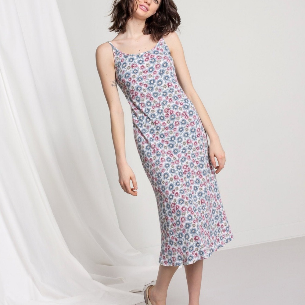 Vintage y2k floral midi dress